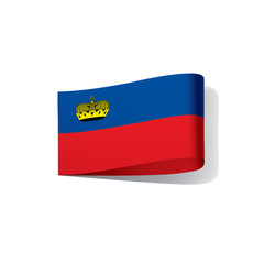 liechtenstein flag, vector illustration
