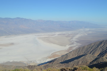 Panoramic Views Of The Valley Of Death. Travel Holidays Geology. June 28, 2018. Death Valley California. EEUU. USA.