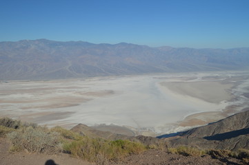Panoramic Views Of The Valley Of Death. Travel Holidays Geology. June 28, 2018. Death Valley California. EEUU. USA.