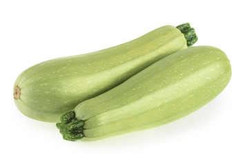 Squash vegetable marrow zucchini isolated on white background