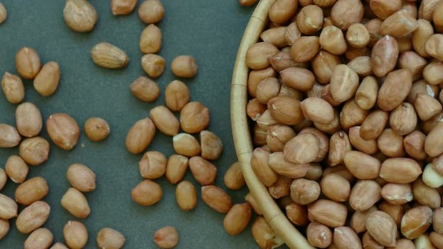 Close up peanuts pile
