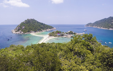 View Point: Koh Nang Yuan Island at Koh Tao province of Koh Samui - Thailand, Asia