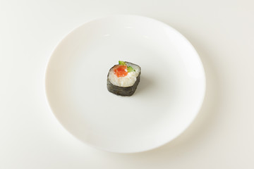 fresh rolls with fish