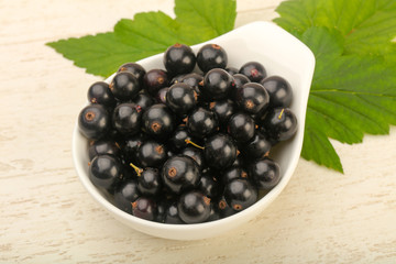 Ripe black currants