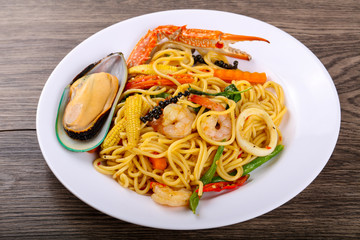 Seafood spaghetti