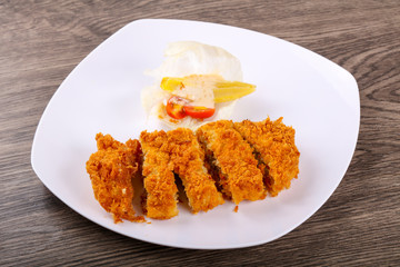 Crispy Pork with cheese
