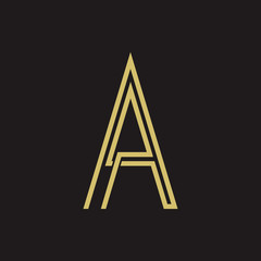 Letter a logo. Vector.