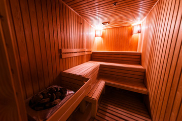 sauna design from wood.