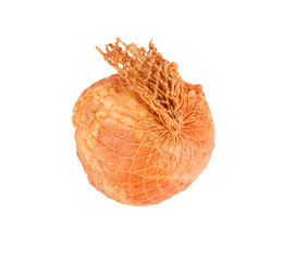 Cold boiled Pork isolated on white background