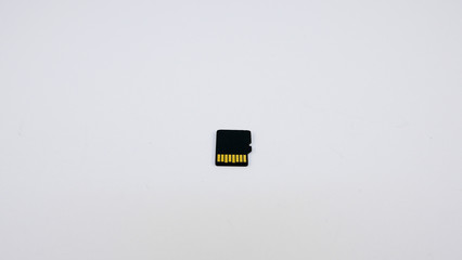 Micro SD Card isolated on white background