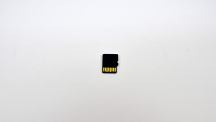 Micro SD Card isolated on white background