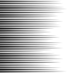 Horizontal speed lines for comic books. Abstract background. Vec