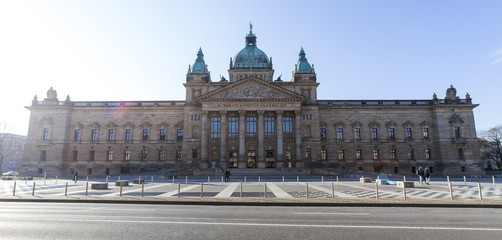 Fototapeta na wymiar German Supreme Administrative Court in Leipzig