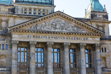 Fototapeta premium German Supreme Administrative Court in Leipzig