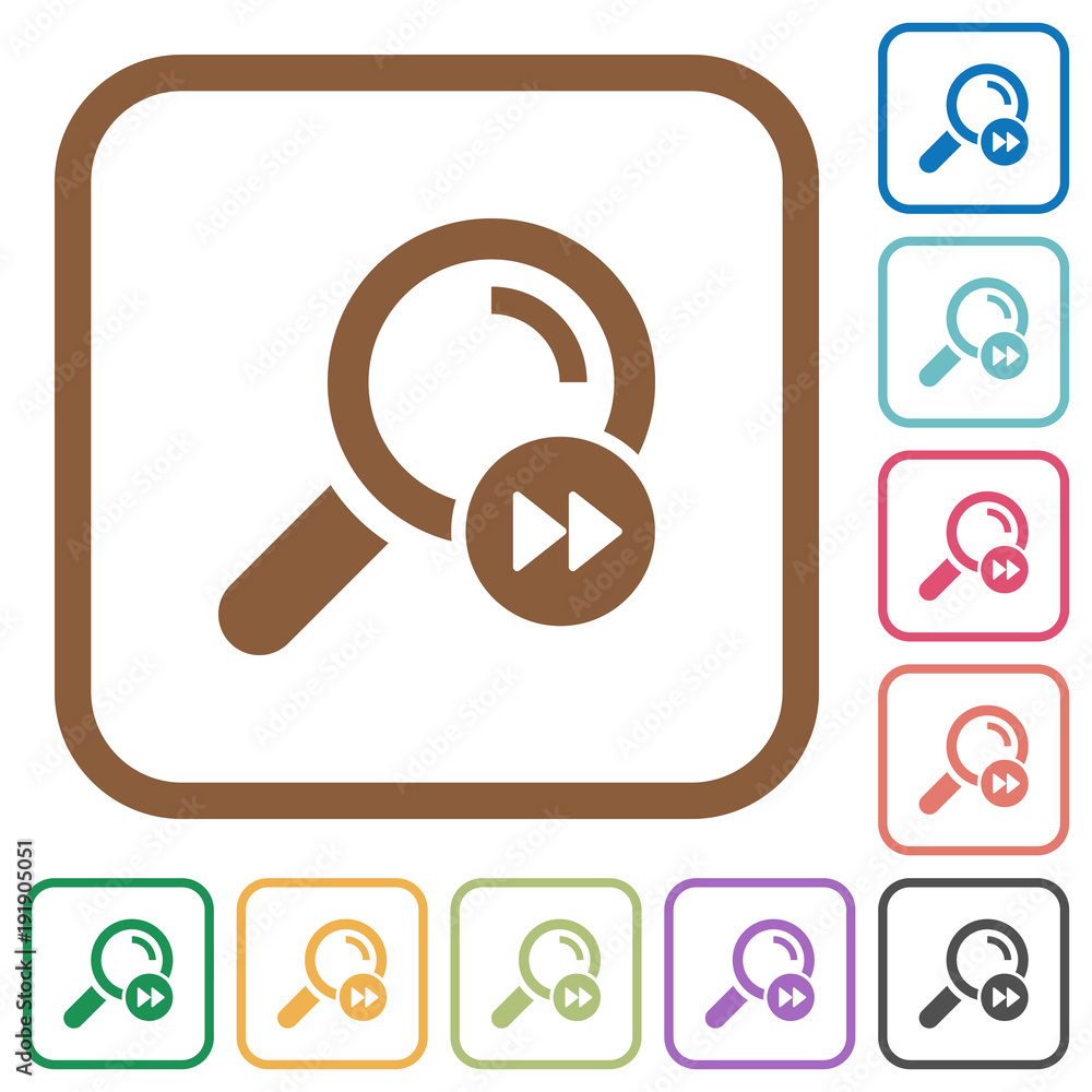 Poster find last search result simple icons