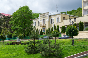 Fototapeta na wymiar View of the street in Pyatigorsk