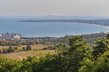Fototapeta premium Panoramic view - Sunny beach