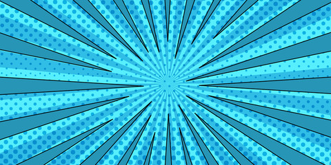 Comic book horizontal background