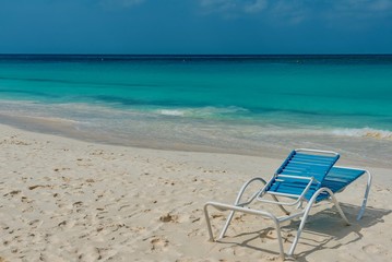 Fototapeta na wymiar panorama of the Eagle Beach white beach of the Caribbean sea Island of Aruba