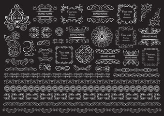 Set of vector graphic elements for design