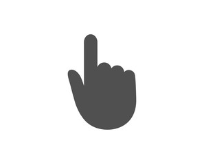 Hand Click simple icon. Finger touch sign. Cursor pointer symbol. Quality design elements. Classic style. Vector
