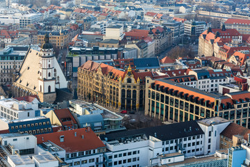 leipzig germany from above