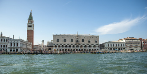 view of Venice from the sea