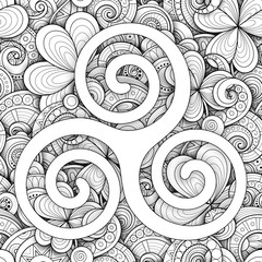 Triskel Pattern Triskel : photos, illustrations, vecteurs et vidéos libres de droits ...
