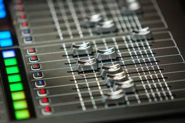 Sound mixer control board