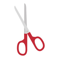 scissor tool isolated icon vector illustration design