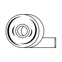 sticking plaster roll icon vector illustration design