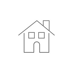 logo house icon. Element of buildings for mobile concept and web apps. Icon for website design and development, app development. Premium icon