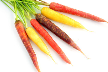 Rainbow carrots