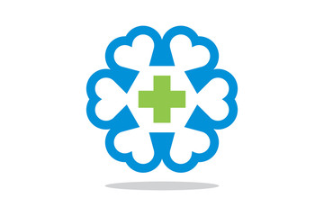 Fototapeta premium Vector Health Care and Medical Logo Template