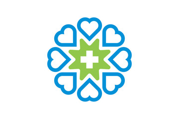 Vector Health Care and Medical Logo Template