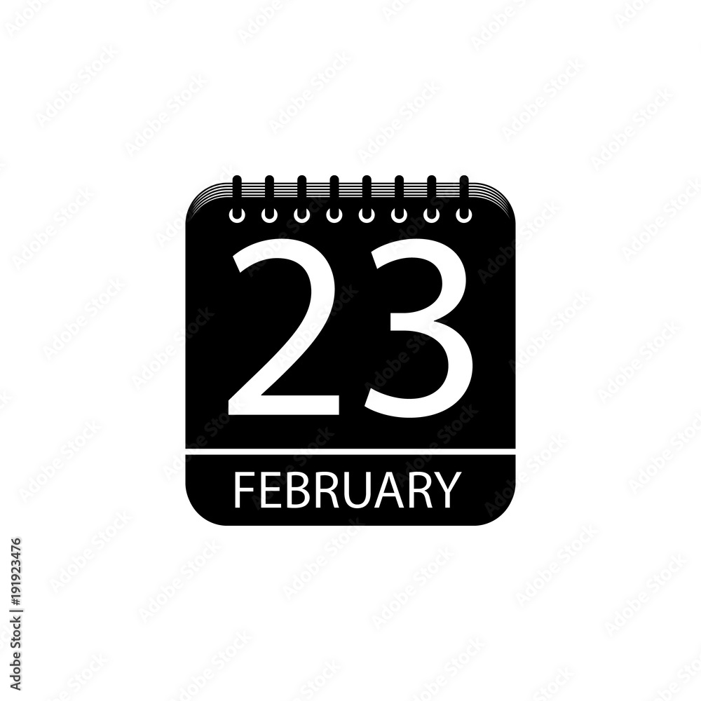 Poster desk calendar icon. element of calendar for mobile concept and web apps. icon for website design and