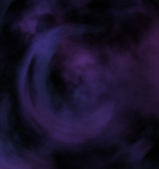 cosmic infinity with nebulae and stars