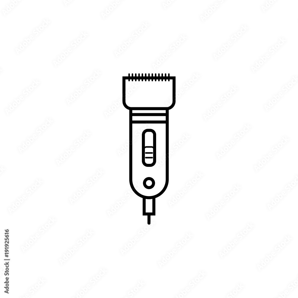 Poster clipper icon. element of home appliances for mobile concept and web apps. thin line icon for website