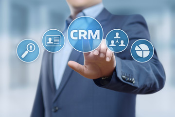 CRM Customer Relationship Management Business Internet Techology Concept