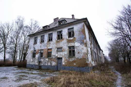 Old Neglected And Abandoned House