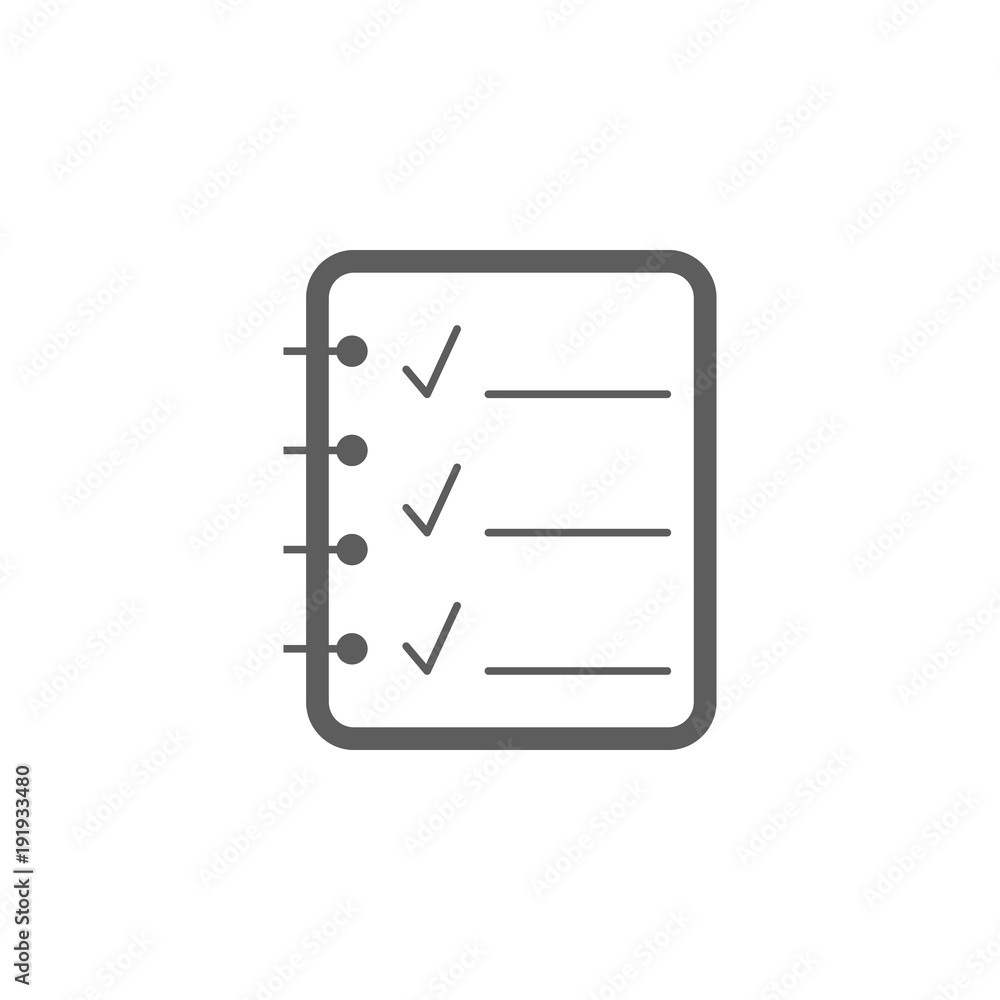 Poster sheet mark icon. element of sport for mobile concept and web apps. icon for website design and devel