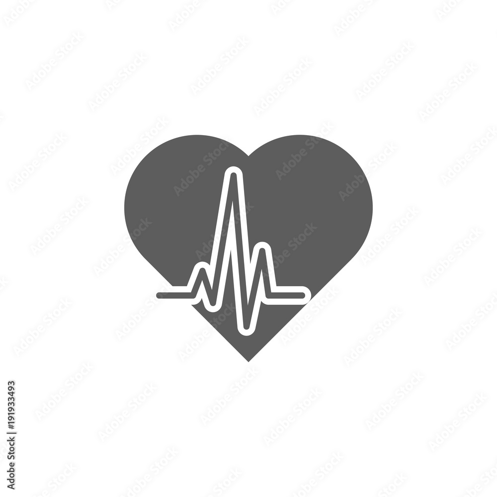 Aufkleber palpitation icon. element of sport for mobile concept and web apps. icon for website design and deve