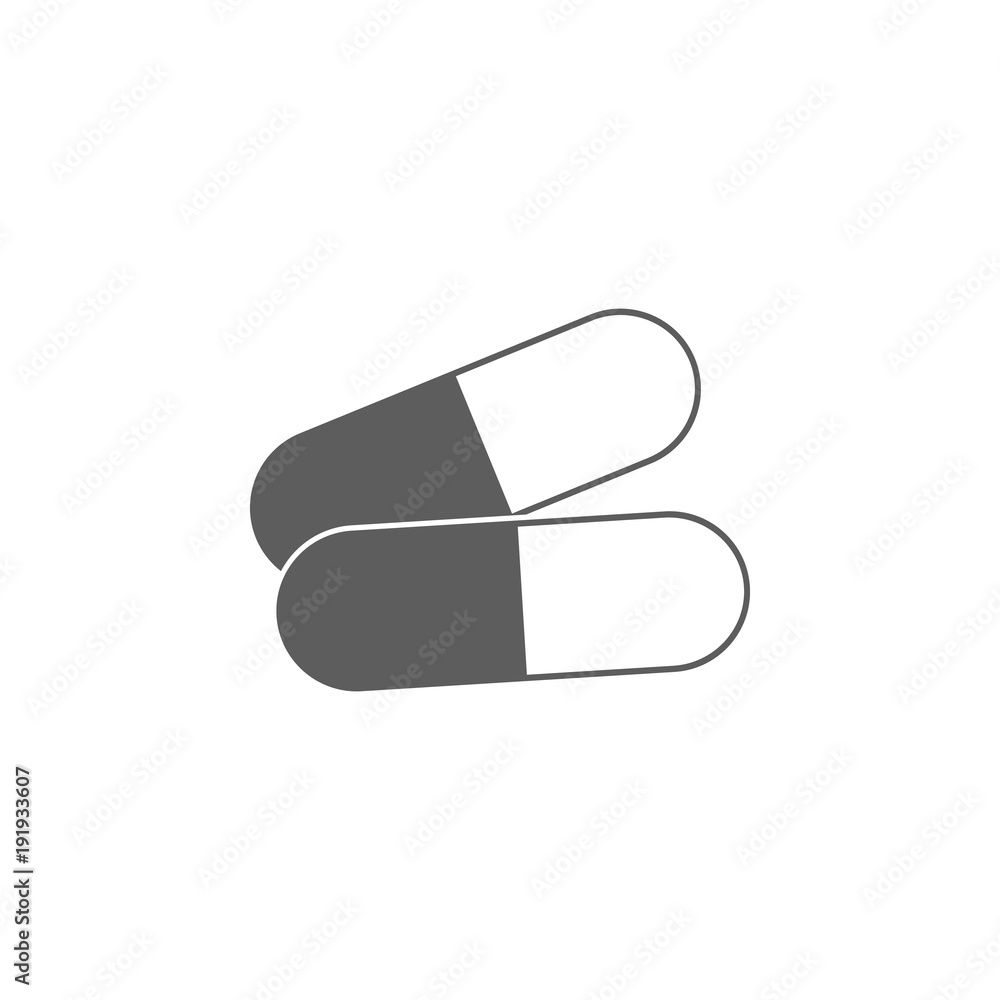 Poster pills icon. element of sport for mobile concept and web apps. icon for website design and developmen