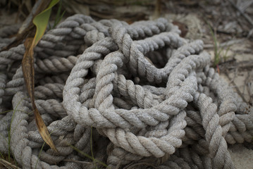 Fototapeta na wymiar Macro Ropes