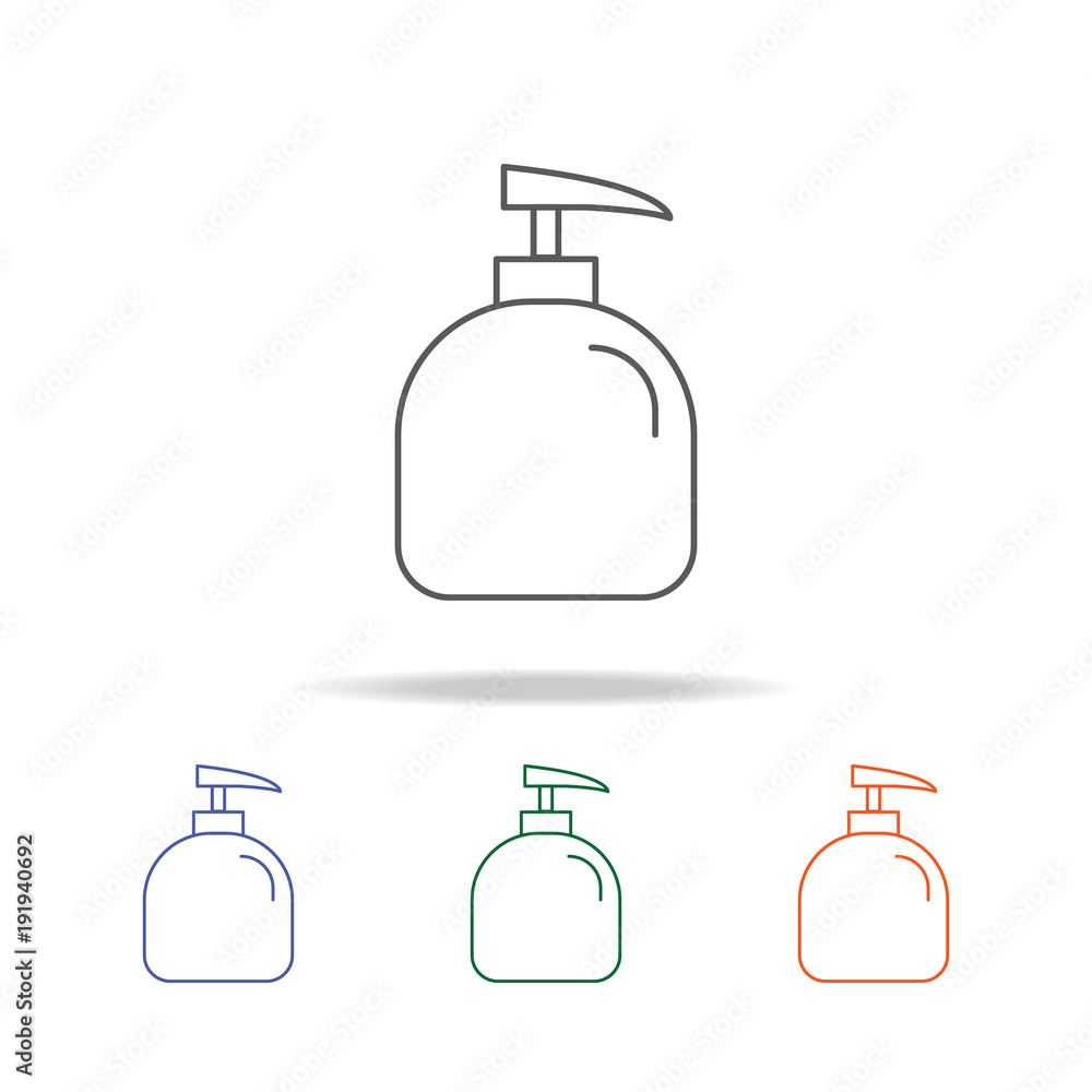 Poster soap. icon. element of bathroom tools multi colored icon for mobile concept and web apps. icon for w