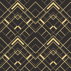 Abstract art deco modern tiles pattern.