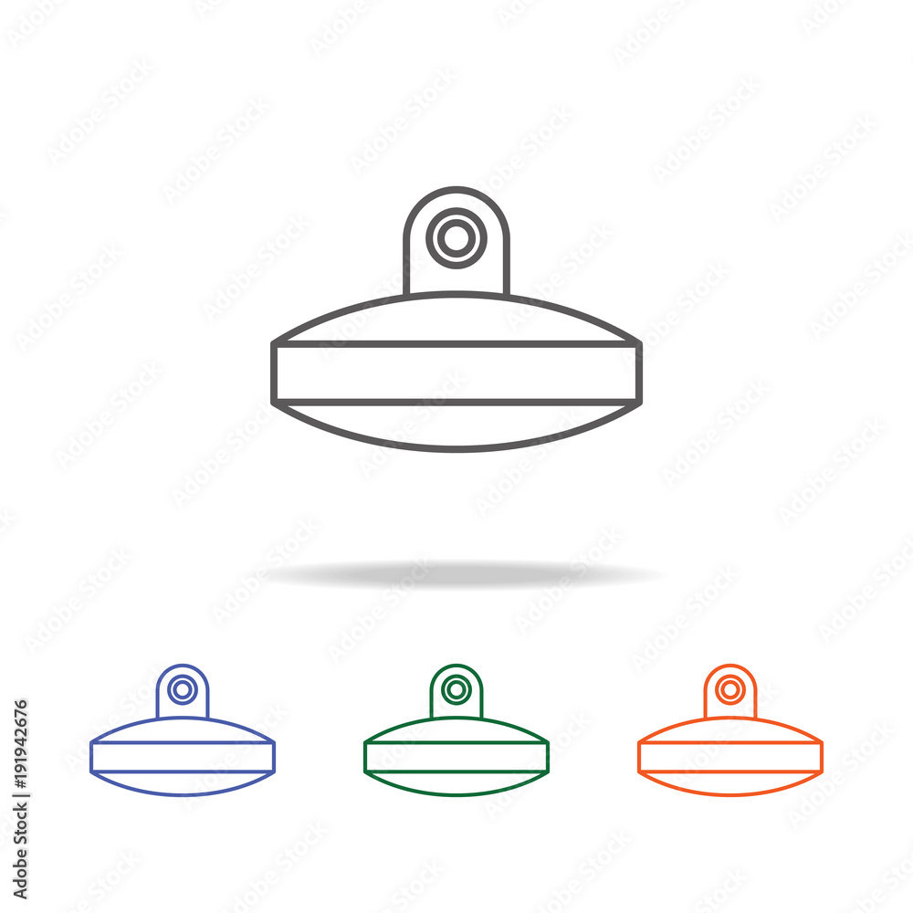 Aufkleber space aliens. ufo icon. element of a space multi colored icon for mobile concept and web apps. thin 