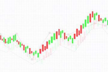 Data analyzing Business candle stick chart of Display stock market investment trading , Business analyzing financial statistics Finance concept