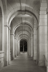 Classical corridor of historical architecture