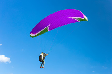  voile de parapente magenta 